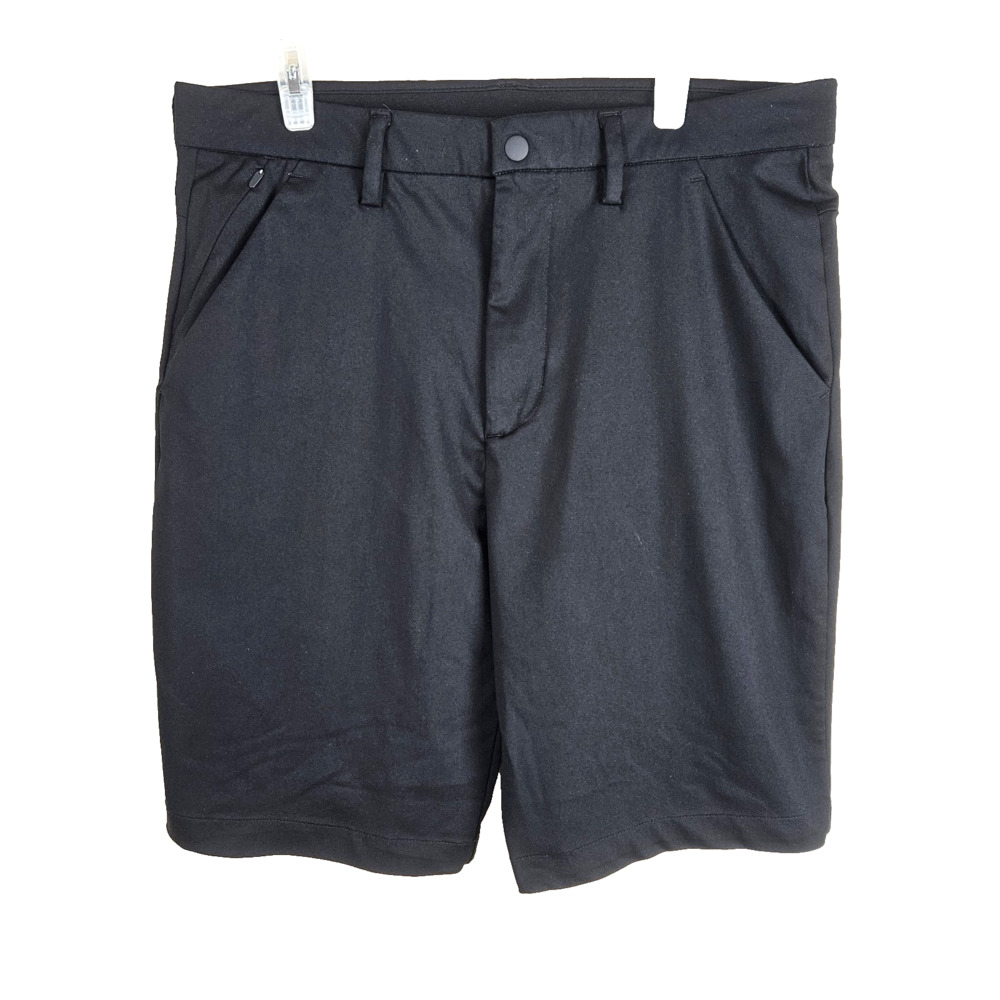 Stylus Shorts mens sz 36 Black Quick Dry Stretch coach sports athleisure